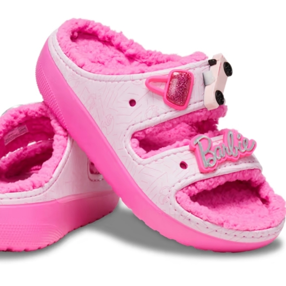 Crocs x Barbie Cozzzy Sandal Slides 💗 - Picture 3 of 5